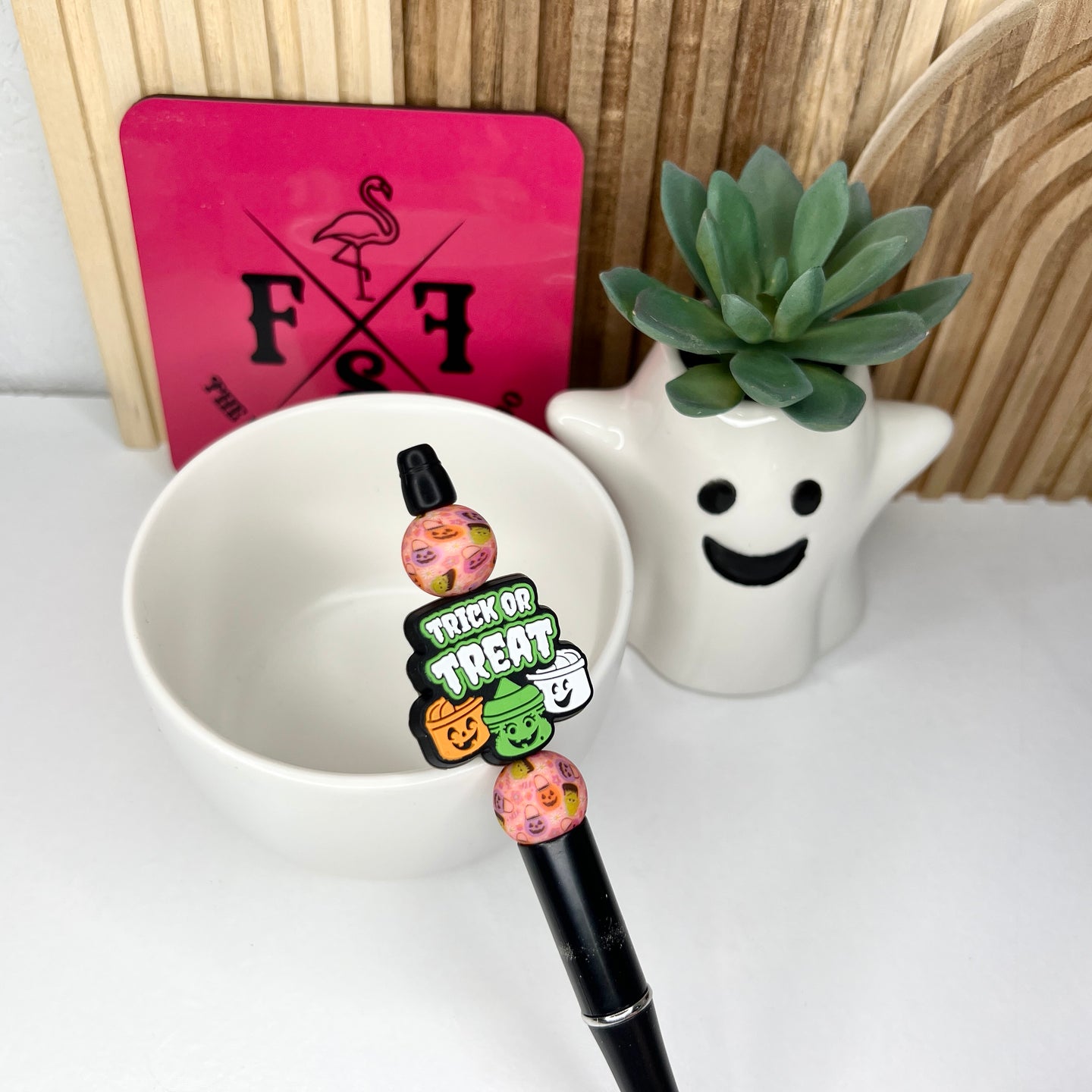 Happy Bucket Trio Plastic Pen